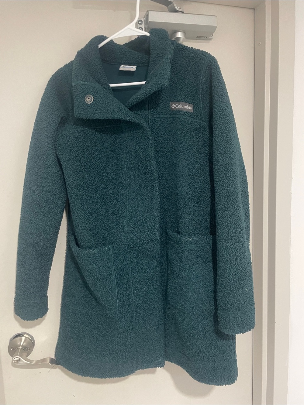 Columbia Women's Dark Teal Sherpa Teddy Jacket